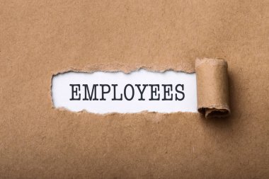 Word çalışanlar kağıt gözyaşı