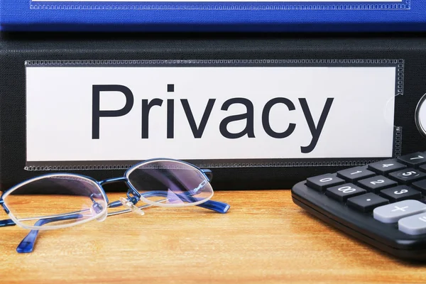 Conceito de privacidade — Fotografia de Stock