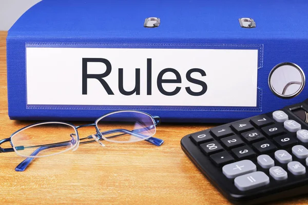 Rules Concept — Stock Photo, Image