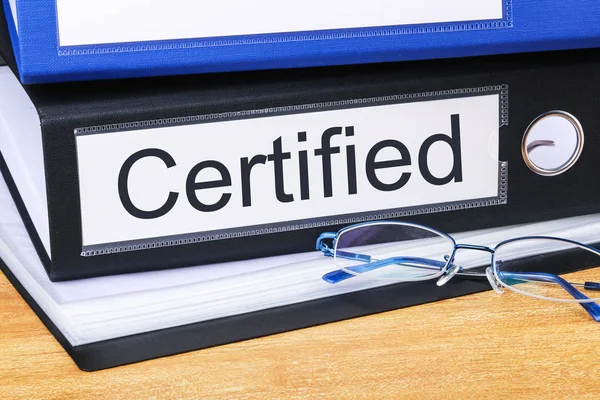 Conceito certificado — Fotografia de Stock
