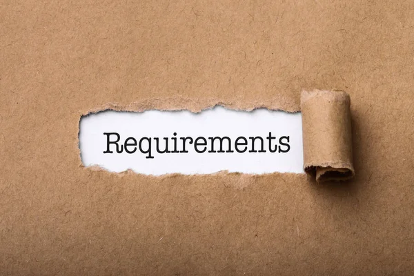 Requirements Concept — Stock Photo, Image