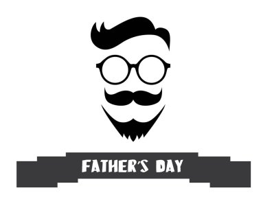 Baba gün illüstrasyon