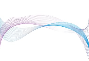 renkli dalgalı arka plan illüstrasyon