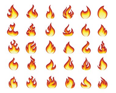 animasyon için tasarlanmış tasarlamak, basit tarzı tasarım, alev ayarla