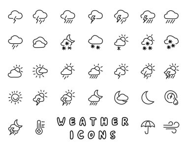 App ve web için tasarlanmış hava elle çizilmiş simge tasarlamak, satır stil ikonu