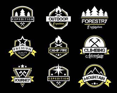 sefer vintage tasarım illüstrasyon, vintage tasarım stili, baskı ve logosu için tasarlanmıştır