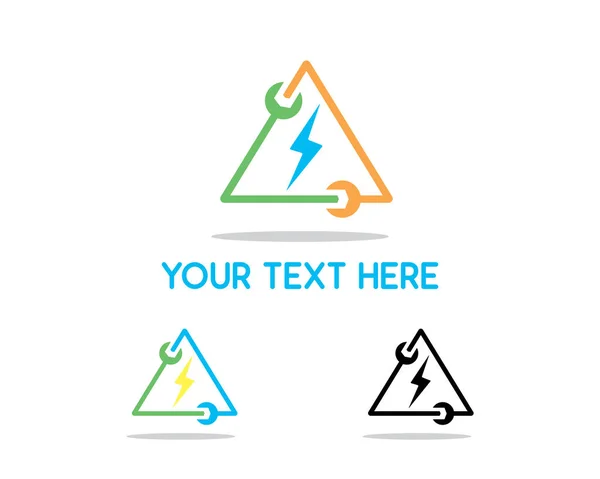 elektrik servis tasarlamak, basit tasarımı logo, marka kimliği için tasarlanmış