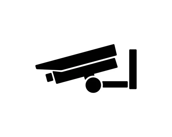 Güvenlik kamerası simgesi tasarımı illüstrasyon, siluet tasarım biçimi, baskı ve web için tasarlandı — Stok Vektör