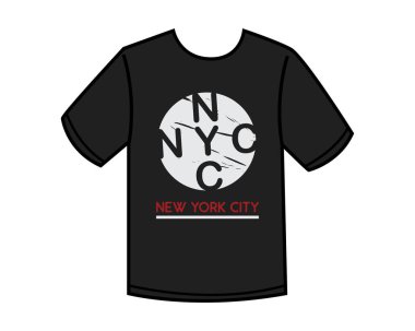 new york city tasarım illustration.t gömlek tasarım stili, giyim için tasarlanmış