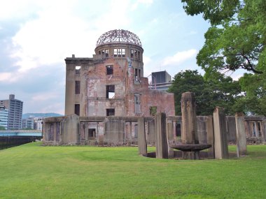 Atom bombası kubbesi: Hiroshima, Japan.