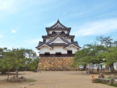 Hikone kalede Shiga Ken, Japon İmparatorluğu.