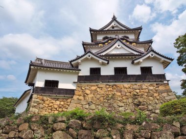 Hikone kalede Shiga Ken, Japon İmparatorluğu. 