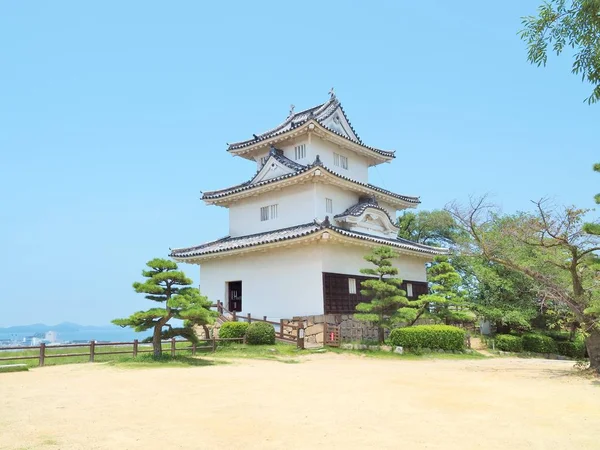 Marugame slott i Marugame, Kagawa prefektur, Japan. — Stockfoto