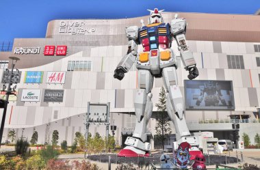 Divercity Tokyo Plaza'da Odaiba, Tokyo, Japonya.