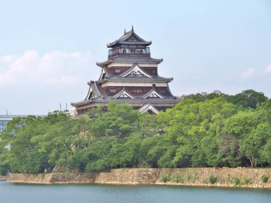 Hiroşima kale Hiroşima, Japonya.