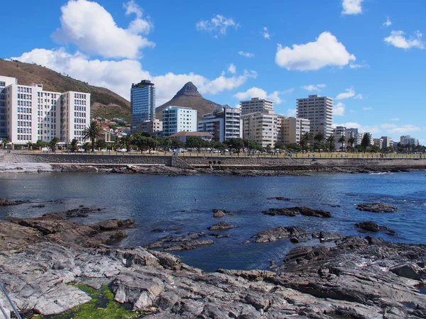 Вид з морської набережної точки у Кейптауні, Південно-Африканська Республіка. — стокове фото