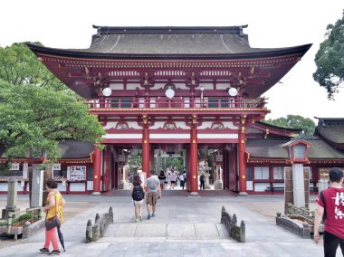 Dazaifu Tenmangu tapınak: Fukuoka, Japan.