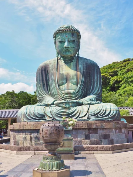 Riesenbuddha im Kotoku-in Tempel in Kamakura — Stockfoto