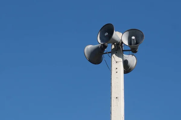 Loud speakers broadcast — Stock Photo, Image