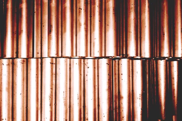 ท่ออลูมิเนียมกลม — ภาพถ่ายสต็อก
