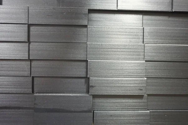 Pile de tube carré en aluminium — Photo