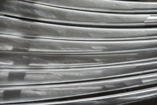 Curva de metal abstracto — Foto de Stock