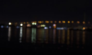 Cityscape, bulanık fotoğraf bokeh