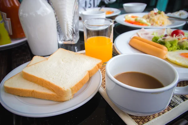 Frühstück Essen amerikanischen Stil — Stockfoto