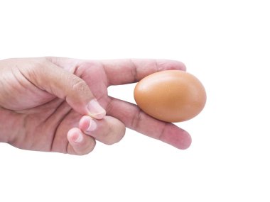 Catch yumurta ile iki parmak