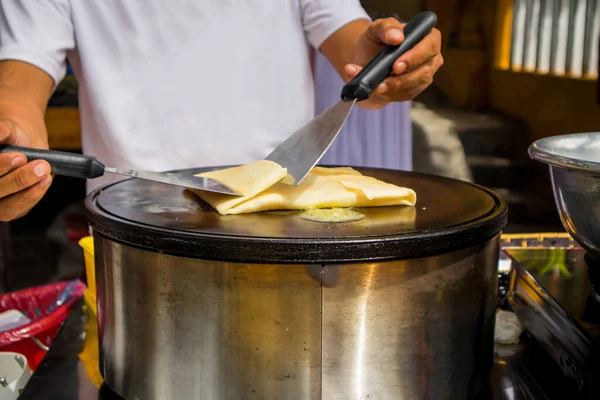 Tokyo Desserts Stove Street Food Cooking Tokyo Desserts Process Doing — Stock Photo, Image