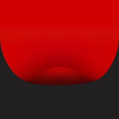 Kırmızı kağıt boş. Vektör çizim.