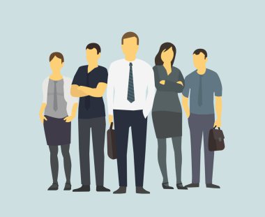 Başarılı takım lideri. İş Grup Direktörü Şef patron