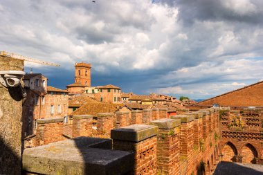 Havadan görünümü eski Merkezi şehir Siena