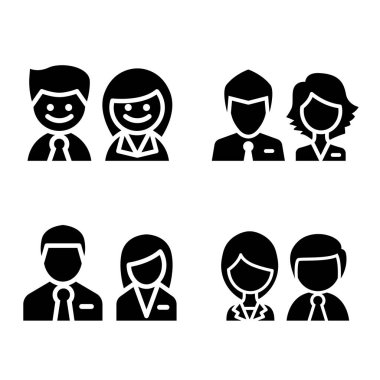 tuvalet simgesi herhangi bir kullanım için harika. Vektör çizim sembol seti