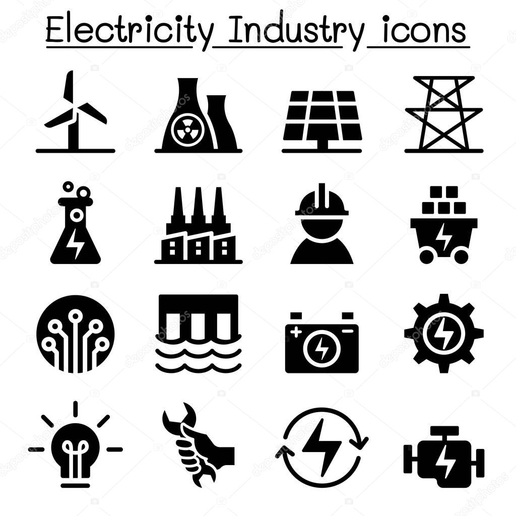 Electricity industry icon vector illustration Graphic design