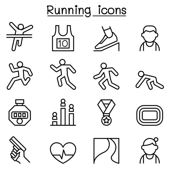 Запуск иконки в стиле тонкой линии
 