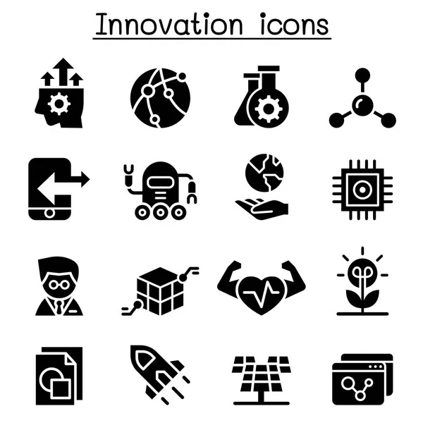 Conjunto de iconos de Innovación y Tecnología — Vector de stock