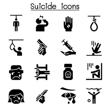 İntihar Icon set