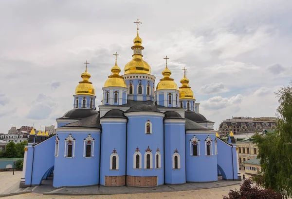 Vista de la Catedral de San Miguel. Kiev, Ucrania — Foto de Stock