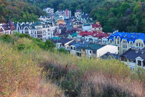 Верхний вид исторического центра Киева. Украина — стоковое фото