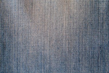 Mavi denim kumaş yakın çekim. Arka planlar ve dokular