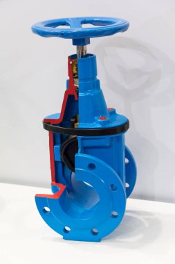 Mandal Endüstriyel boru Vana bir bölümünde. Sanayi