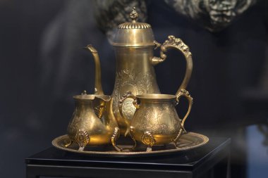 Güzel retro çay seti Viktorya dönemi
