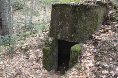 Terk edilmiş sur Dünya Savaşı beri Arpad satır. Ukrayna