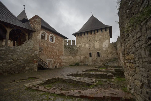 Khotyn Festung Komplexen Hofpavillon Ukraine — Stockfoto