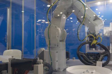 Robotik Kol üretimi modern endüstriyel teknolojiyi temsil ediyor. Otomatik üretim hücresi