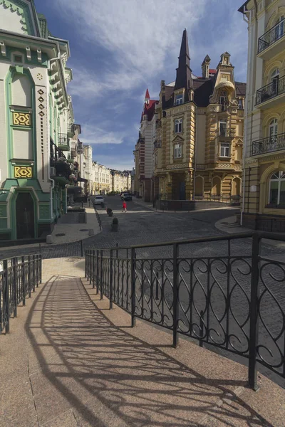 Edificios Estilo Clásico Barandillas Primer Plano Arquitectura —  Fotos de Stock