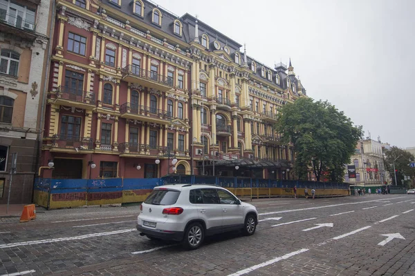 Kiev Ucrania Agosto 2019 Vista Calle Vladimirskaya Parte Histórica Ciudad — Foto de Stock