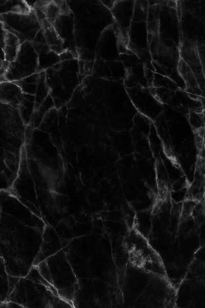 Schwarzer Marmor Gemusterte Textur Hintergrund Für Design — Stockfoto
