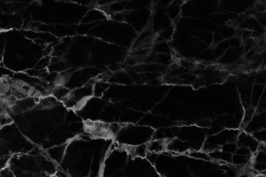 Tasarım için siyah mermer desenli doku arkaplanı.